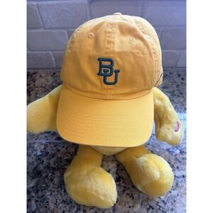 Nike Heritage 86 Baylor University Yellow Gold Embroidered Logo Baseball Hat Cap